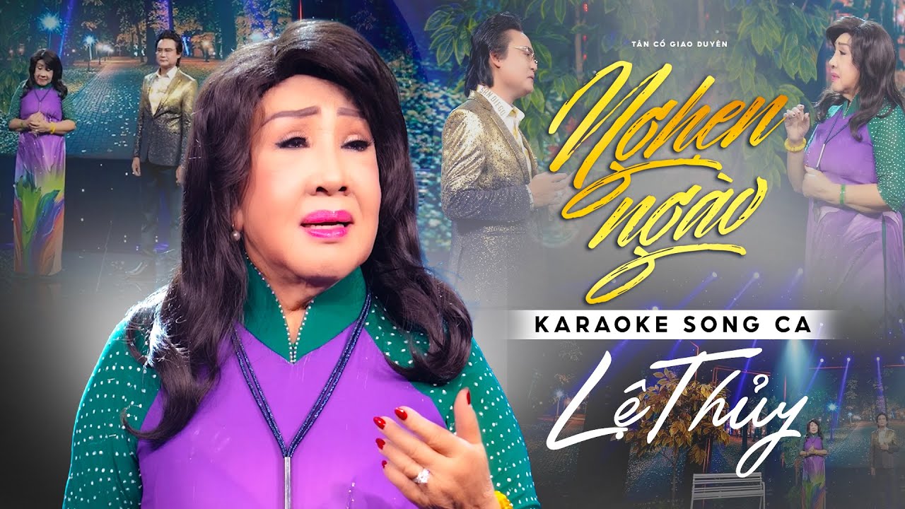Karaoke Tân Cổ Nghẹn Ngào - Thiếu Kép | Karaoke song ca NSND Lệ Thủy