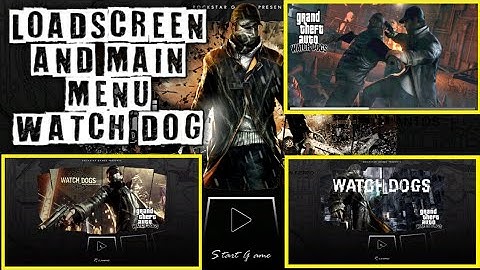 Loadscreen dan Main menu Style WatchDogs | MOD GTA SA LITE ANDROID