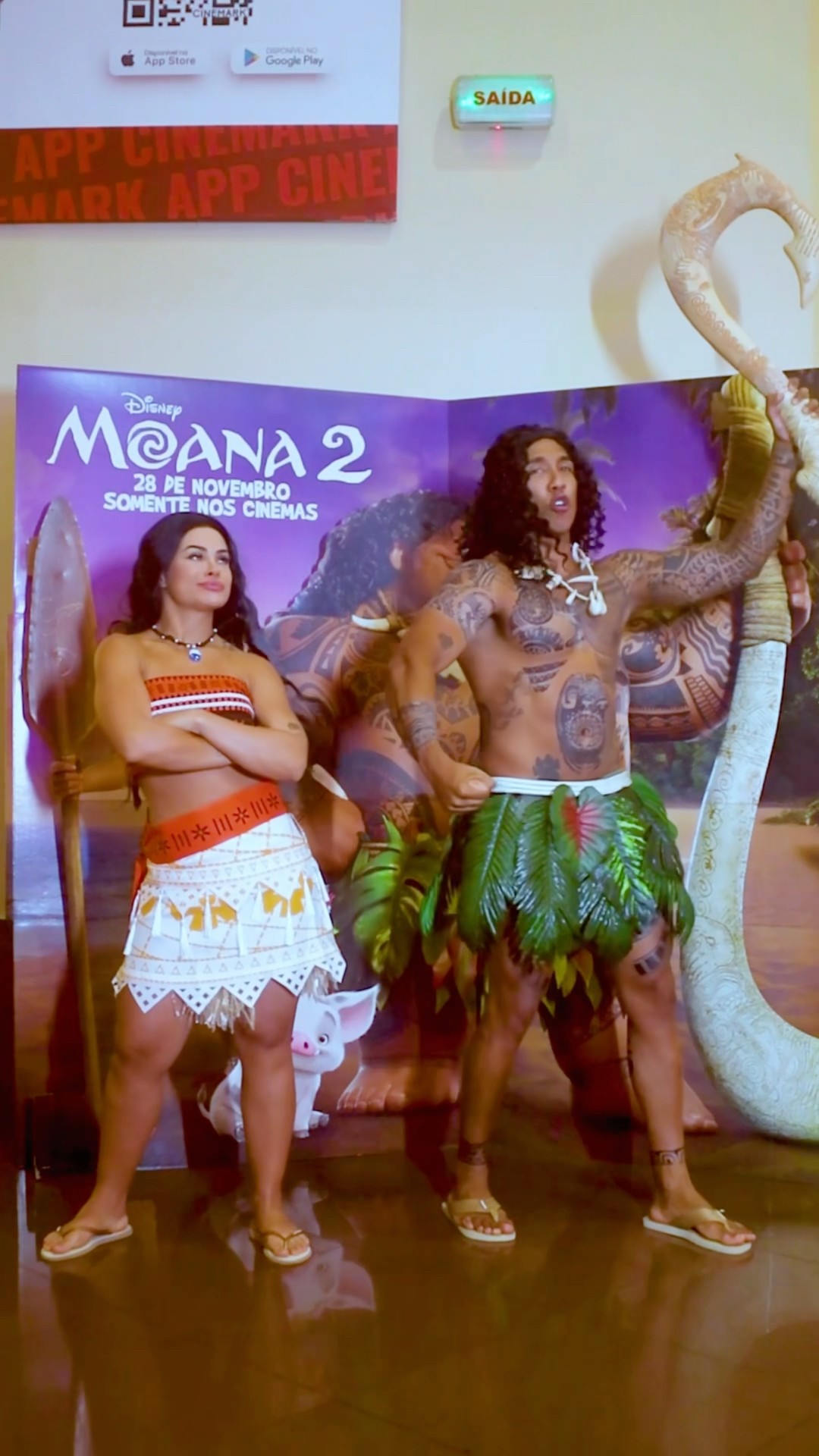 MOANA 1 ou MOANA 2?​⁠@mayca.brasil #moana #maui #fantasy #apollosant #short #shorts #challenge