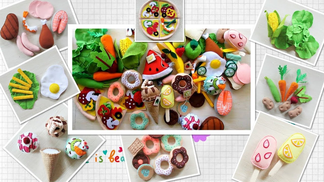 Еда из фетра для Гоши ★ Москва ★ Food from felt ★Moscow ★