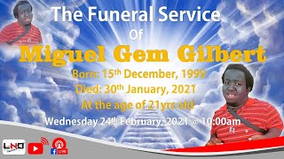 The Funeral Service of Miguel Gem Gilbert
