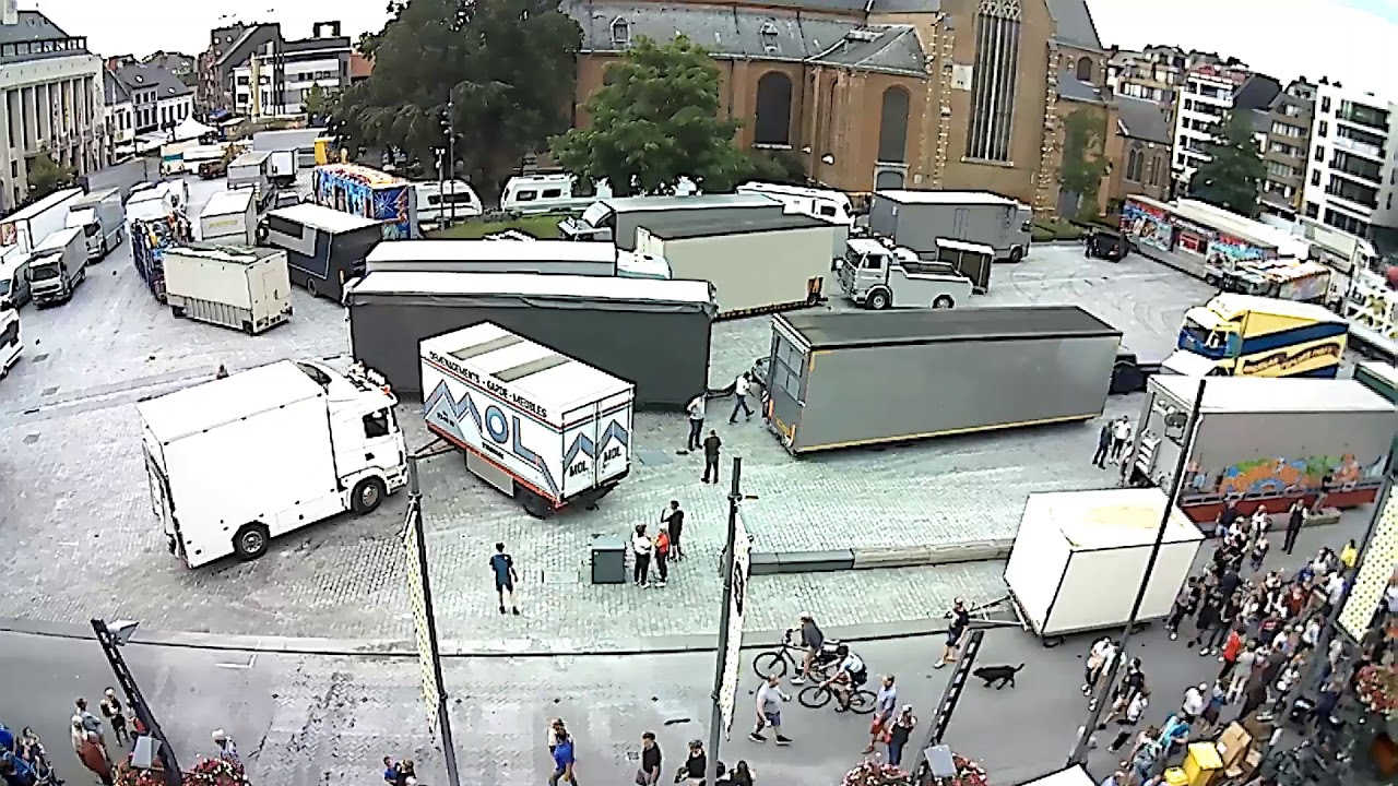 Timelapse oprijden Turnhout kermis 2019