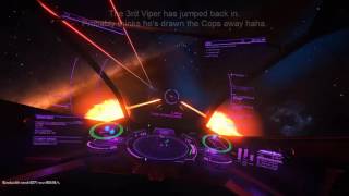 Viper Vs Viper 3-Wing - PVP - Elite Dangerous 2.1 screenshot 2