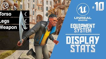 Unreal Engine 4 Tutorial - Equipment System Part 10: Display Stats