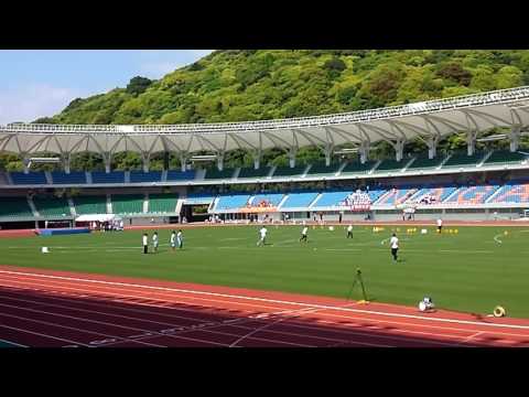 【陸上】九州インカレ2017 女子200m　佐渡山みなみ選手