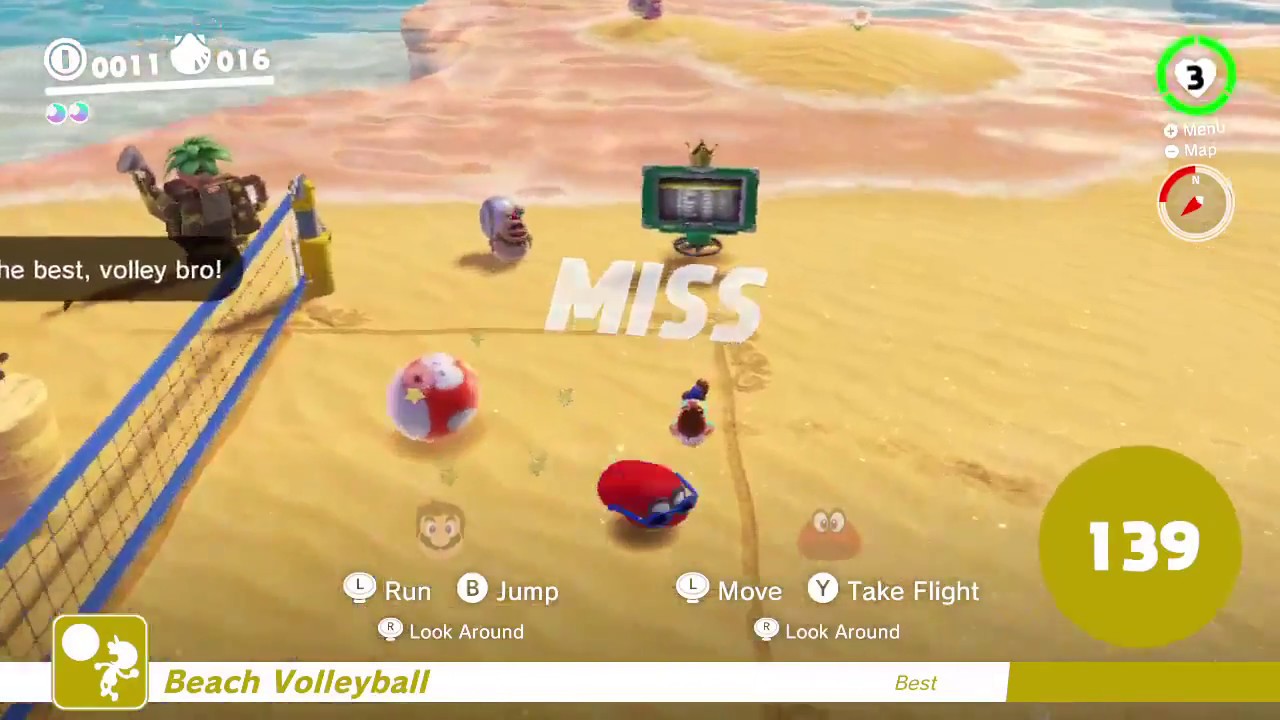 Super Mario Odyssey Volleyball Cheat YouTube