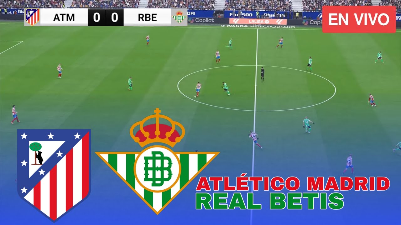 Atlético Madrid vs Real Betis La Liga 2026 Partido Simulación PES 21 ...