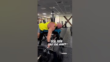 How to use the Seal Row bench 👆 #gym #workout #fitness