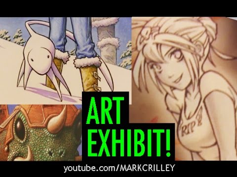 markcrilley leopard My Art in an Art Museum! A Video Tour of the Exhibit