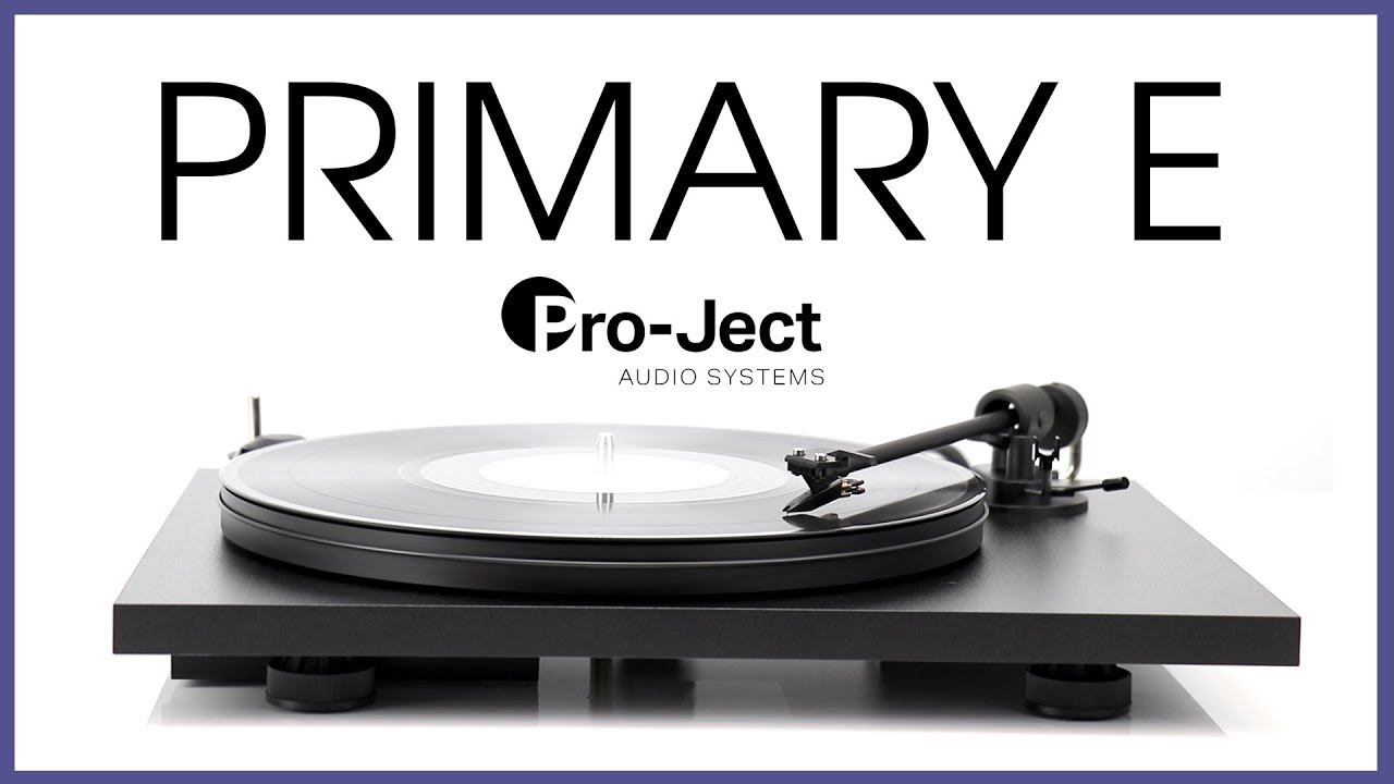 Black Pro-Ject Audio Systems Primary Hi-Fi Turntable