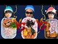 ★対決★【お弁当作りで対決】◆Battle by making lunch◆まりちゃんクッキング　いずちゃん　パパ　お弁当　対決　楽しい　家族