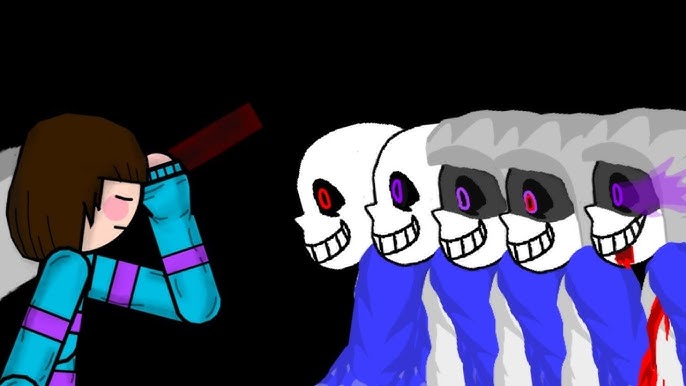 🎄Event] Frost Killer Sans / FrostBite DustDust / ..[Showcase] [Undertale  Crazy Multiverse Timeline] 