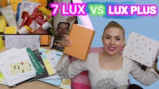 Productos de skincare Coreano / Facetory suscripción box 7 lux y lux pls en español. November.