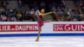 浅田真央 2008 世界選手権　フリー　フランス語解説