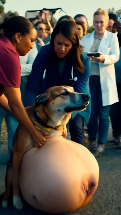 She's Giving birth in the Middle of the Road😳 #short #animals #birth #love