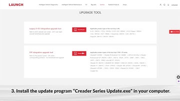 LAUNCH CR529: Software Download and Upgrade