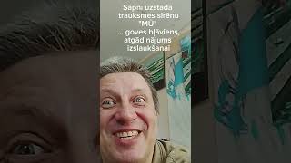 Trauksmes sirēna "MŪ" -- govs māviens