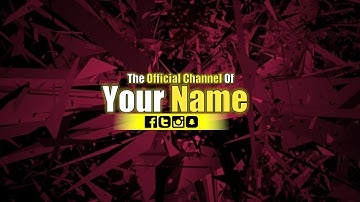 HOW TO MAKE COOL AWESOME YOUTUBE BANNER ON ANDROID | PS TOUCH