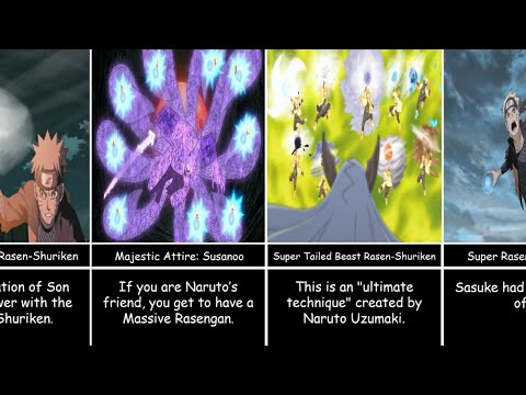 All Types of The Rasengan That Naruto Can Do