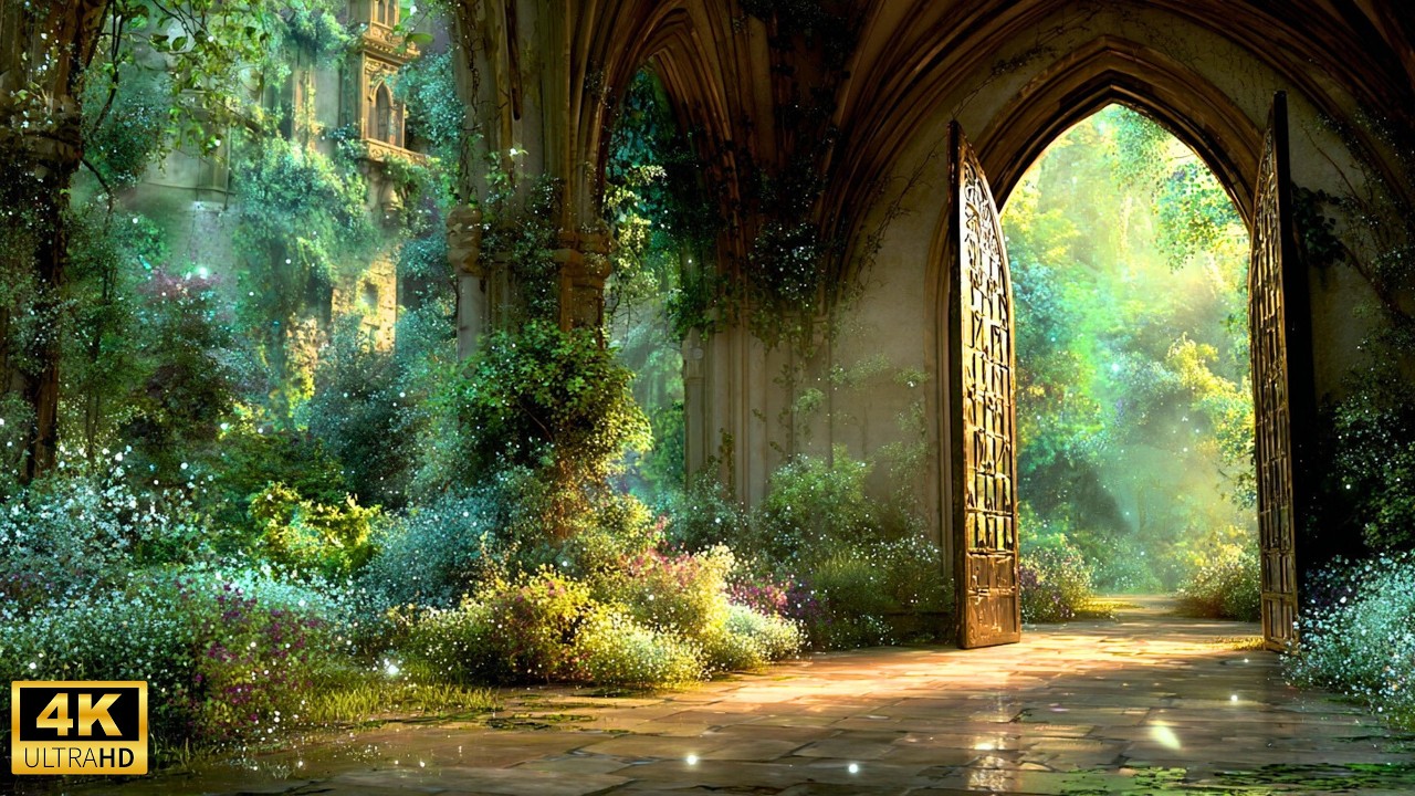 Исцеляющее Путешествие Света ✨ От Жёлтых Полей к Красному Замку [4K]