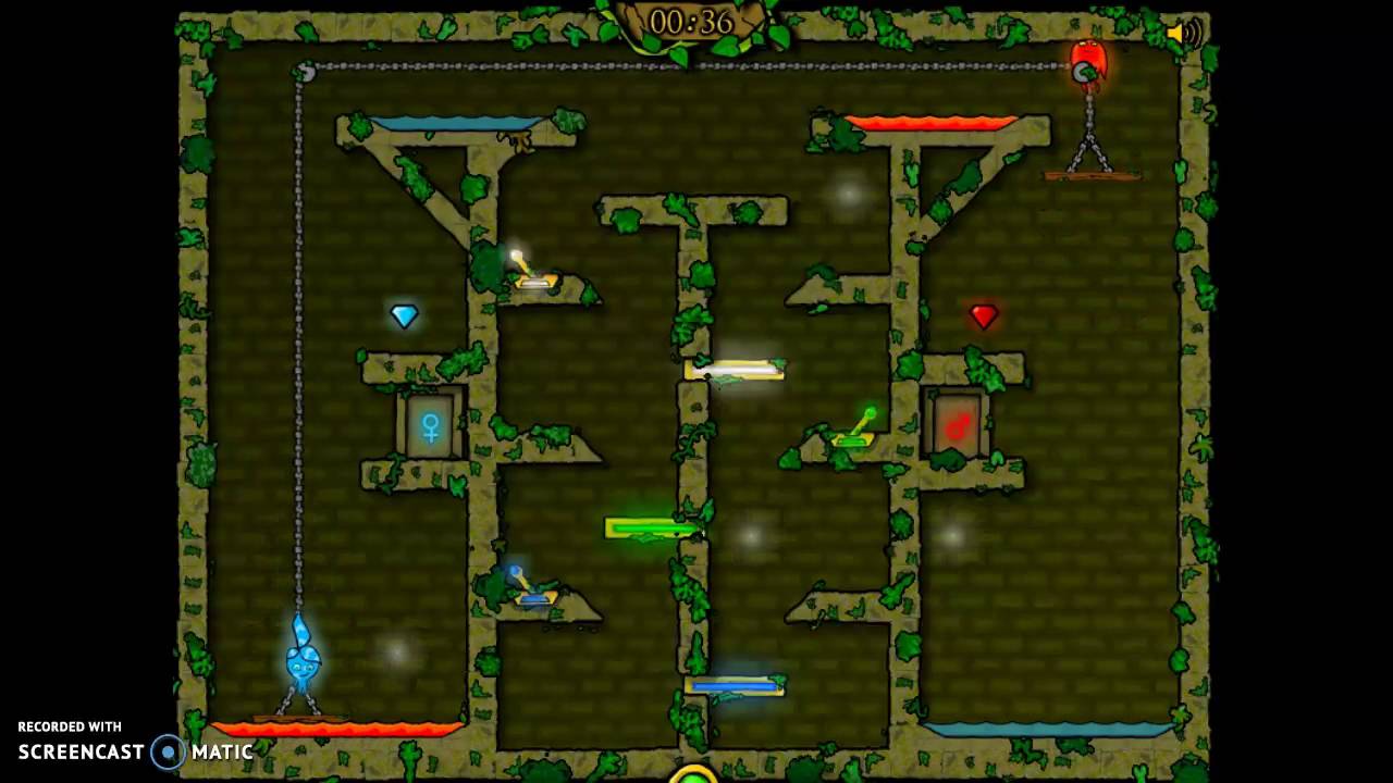 Fireboy and Watergirl Forest Temple Level 5 