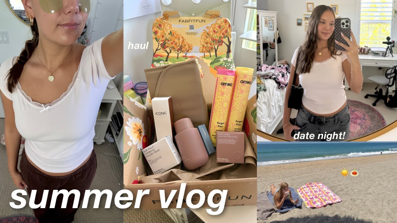 SUMMER DAY IN MY LIFE 💖 date night, haul, errands, etc.