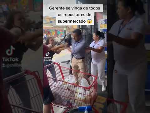 Gerente vinga todos os funcionários de supermercado 😱