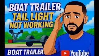 Brand New Trailer Busted Tail Light: 2025 Suntracker Pontoon Trailer tail light. Easy Fix