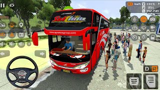 💥Bus Driver Full of Passengers Blowing the Telolet Basuri Horn | Bus Simulator Indonesia Mod Game screenshot 5
