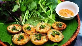 How to make mini shrimp pancakes