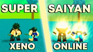 ME AND MY GIRLFRIEND HIT SUPER SAIYAN IN XENO ONLINE... (ROBLOX)