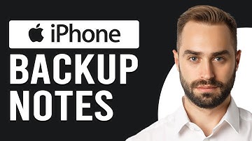How To Backup Apple Notes (How Can I Backup My iPhone Notes?)