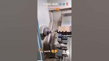 night shift cnc machine viral short video