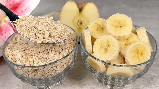 You will eat at least 3 times a day! Healthy oatmeal recipe! Eat and lose weight!