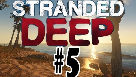 ALL THE CRABS ARE DEAD!! | Stranded Deep Part 5 (Pet Crab and Almost Drowning!)