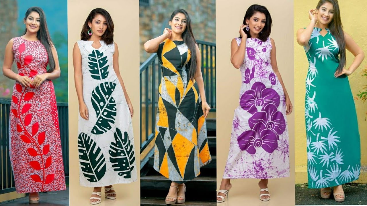 AIANA Grab Your One Now !!!! Cotton Batik Dress Islandwide
