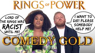 Rings of Power gaslighting interview is COMEDY GOLD!