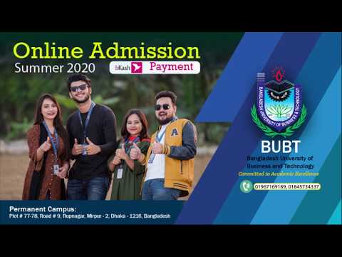 BUBT Online Admission Procedures.