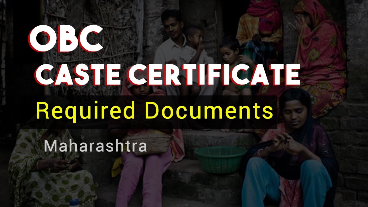 OBC Caste Certificate Maharashtra Obckalyan YouTube OBC Caste Certificate Maharashtra Obckalyan YouTube