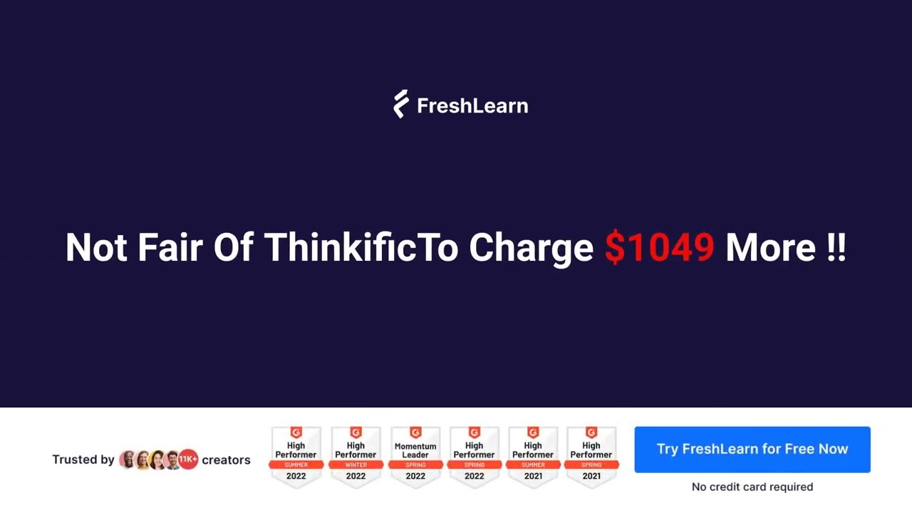 Thinkific Alternative - FreshLearn