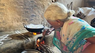 Grandma Daily Routine// Healthy breakfast// Village Lifestyle // Traditional cooking