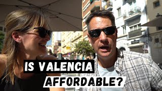 VALENCIA SPAIN COST OF LIVING | Monthly Living Costs including Rent, Groceries, Health Ins 4K