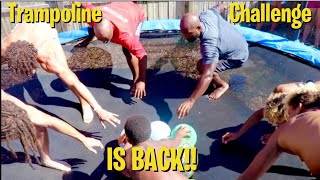 The Fight is REAL! Extreme Family Trampoline Wrestling!