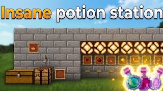 How To Make Large Automatic Brewing station🔥Super Easy and 100% working || 1.21+