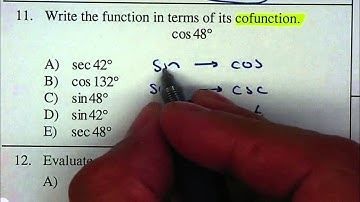 P19 - Trig Unit 2 - CoFunctions