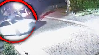 Cop Flips Over Mercedes Hood When Hit By Car
