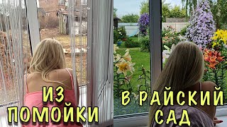 СОСЕДИ СМЕЯЛИСЬ, а ТЕПЕРЬ в ШОКЕ и ЗАВИДУЮТ! Преобразили ПОМОЙКУ в РАЙСКИЙ САД! DIY screenshot 2