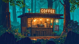 Summer Rain & Coffee Moments 🍀🌻 Lo-Fi Hip Hop Mix to Relax/Chill/Study ☕ Lofi Coffee 🌿