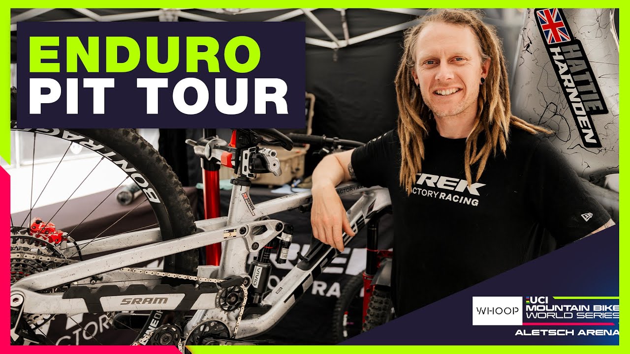 UCI Enduro World Cup: PIT TOUR | Trek Factory Racing Gravity Team Setup!
