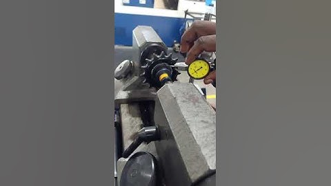 face run out inspection in front sprocket